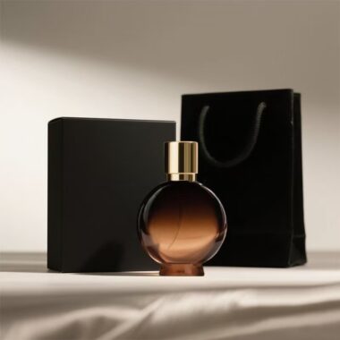 Professional design clear luxury glass perfume bottle