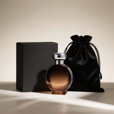 Professional design clear luxury glass perfume bottle