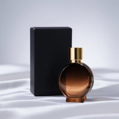 Professional design clear luxury glass perfume bottle