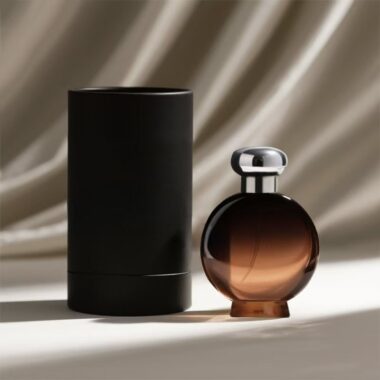 Professional design clear luxury glass perfume bottle