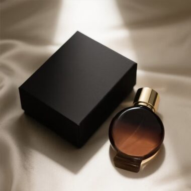 Professional design clear luxury glass perfume bottle