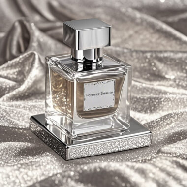 Refillable reusable glass perfume bottle in multiple sizes