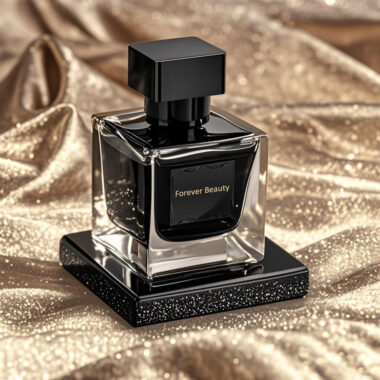 Refillable reusable glass perfume bottle in multiple sizes