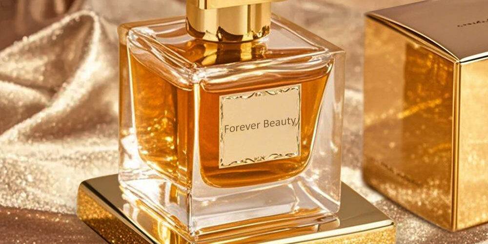 Refillable reusable glass perfume bottle in multiple sizes