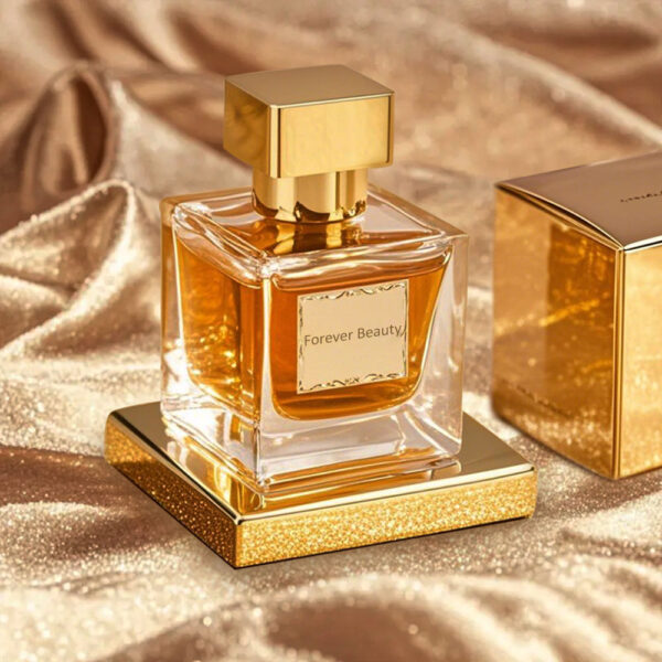 Refillable reusable glass perfume bottle in multiple sizes