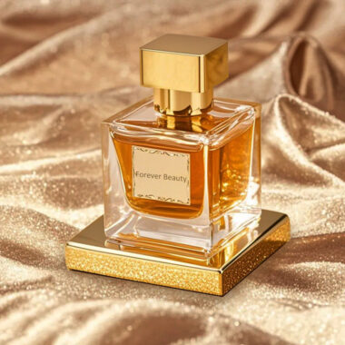 Refillable reusable glass perfume bottle in multiple sizes