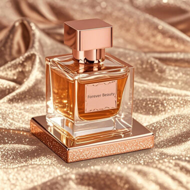 Refillable reusable glass perfume bottle in multiple sizes