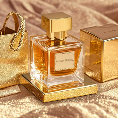 Refillable reusable glass perfume bottle in multiple sizes