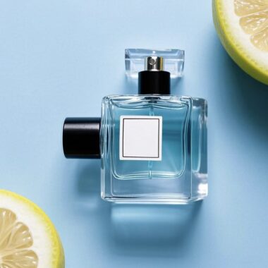 Reusable empty glass perfume bottle with fine sprayer