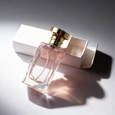Luxury 50ml square women’s clear glass perfume bottle