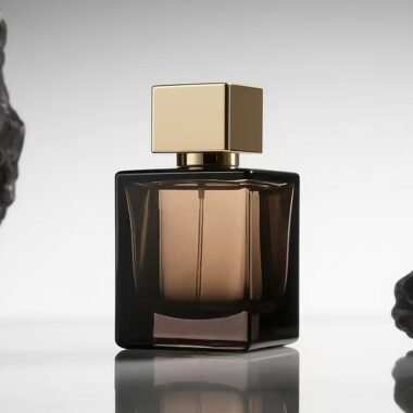 Best-selling square transparent amber luxury glass perfume bottle