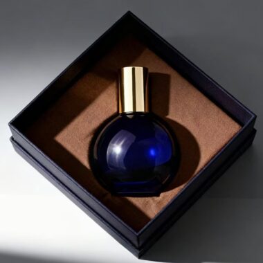 Stylish 50ml unique luxury clear glass perfume bottle