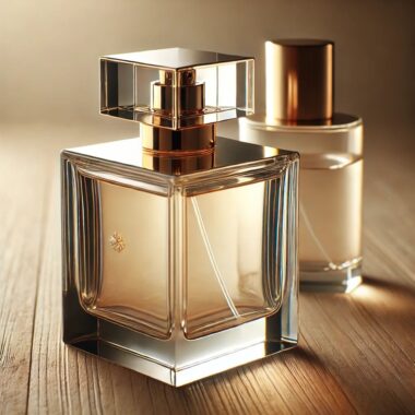 Wholesale transparent empty luxury glass perfume bottle