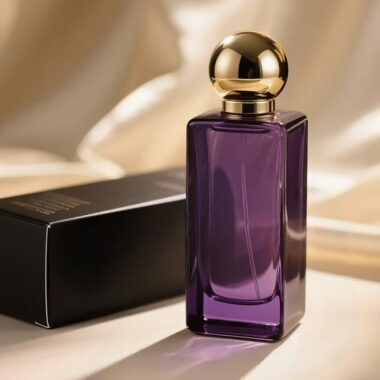 Luxury rectangular empty clear glass perfume bottle design