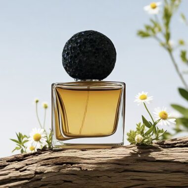 High-quality women’s clear glass perfume bottle with spray pump